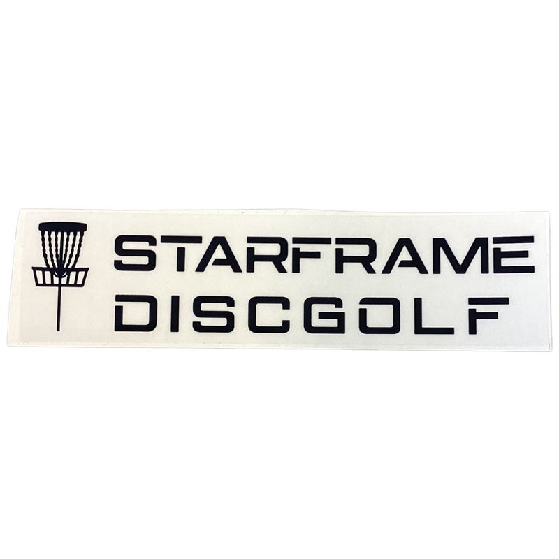 Starframe Discgolf logo sticker